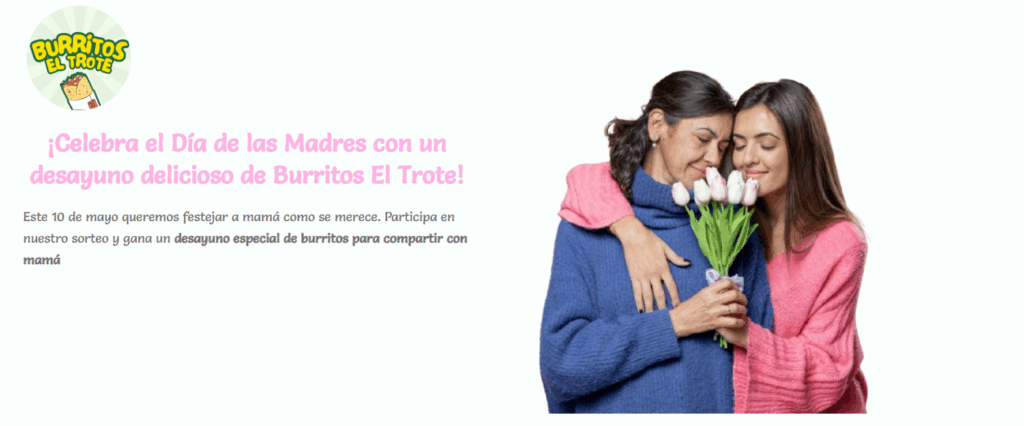 Burritos el trote Dia de las madres
